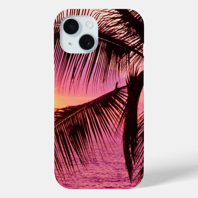 Handyhülle mit Palme Case-Mate iPhone Hülle (Rückseite)