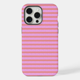 Handyhülle mit rosa Streifen iPhone 15 Pro Max Hülle