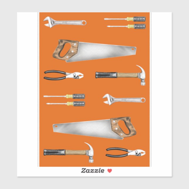 Handyman-Arbeitswerkzeuge Aufkleber (Blatt)