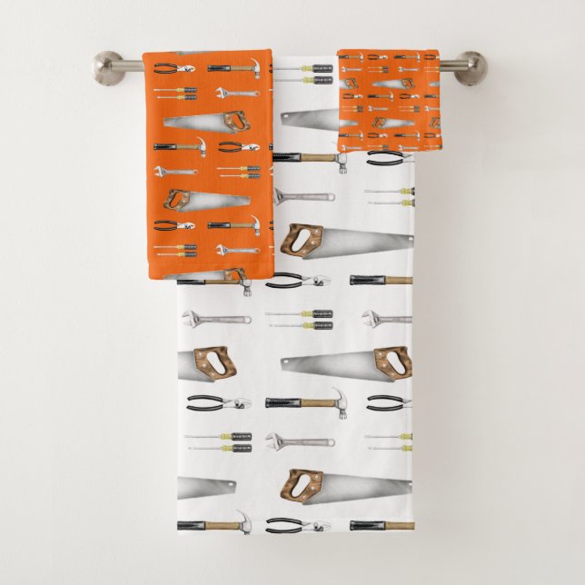 Handyman-Arbeitswerkzeuge  Badhandtuch Set (Insitu)