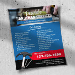 Handyman Beruflich Zuhause Repair Service Blue Flyer<br><div class="desc">Handyman Beruflich Zuhause Repair Service Blue Flyer.</div>