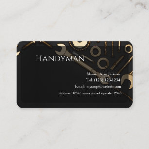 Handyman Business Card bearbeitet Visitenkarte