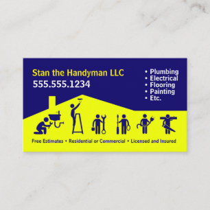 Handyman Business Card Visitenkarte