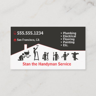 Handyman Business Card Visitenkarte