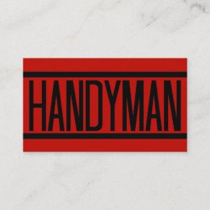 Handyman Business Card Visitenkarte