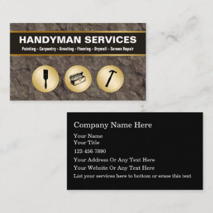 Handyman Business Cards Visitenkarte