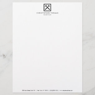 Handyman, Carpenter, Buildlogo Briefbogen