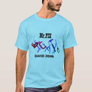 Handyman Carpenter Reparaturwerkzeuge T-Shirt