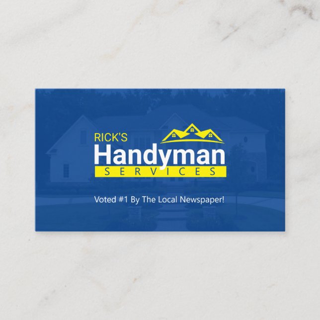 Handyman Cartes de visite - Home Business (Devant)