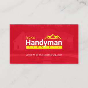 Handyman Cartes de visite - Home Business
