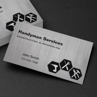 Handyman cartes de visite remodelage de constructi