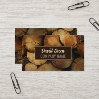 Handyman Contractor Construction Carpenter Wood Visitenkarte