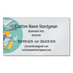 Handyman M. Fixit Cartes de visite sur mesure