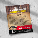 Handyman Maintenance Services & Repair Promo Flyer<br><div class="desc">Handyman Maintenance Services & Reparaturen Promotional Flyer.</div>