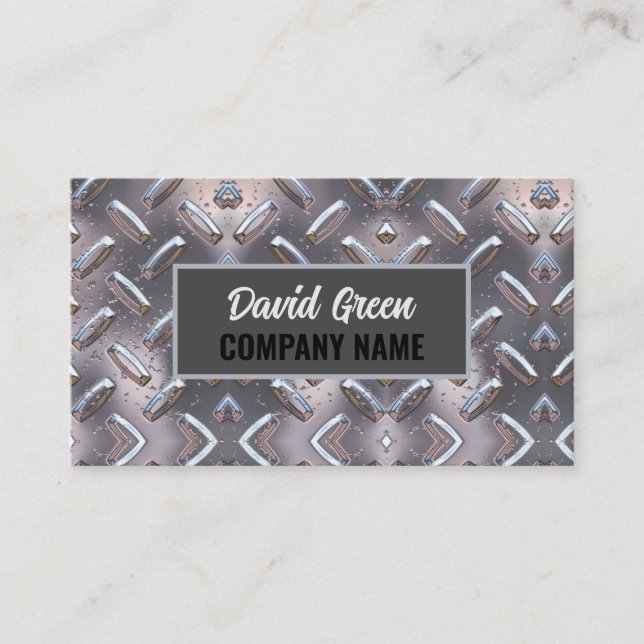 Handyman Mechanic Builder Contractor Construction Visitenkarte (Vorderseite)