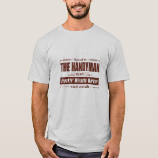 Handyman Miracle Worker Grunge-Geschenk T-Shirt