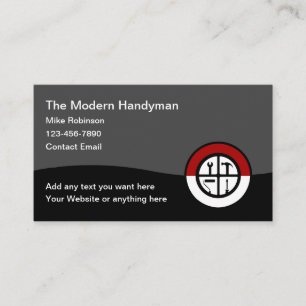 Handyman Moderne, einzigartige Visitenkarten Visitenkarte