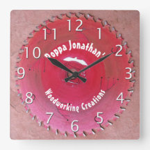 Handyman Personalisiert Woodworking Red Saw Blade