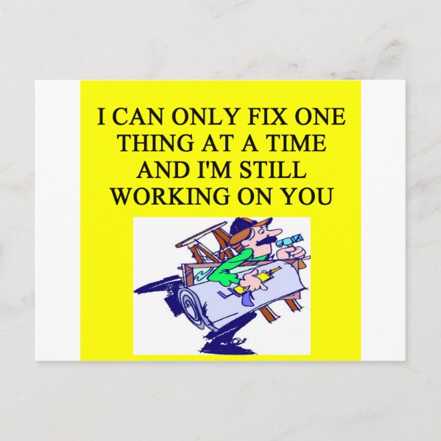 HANDYMAN POSTKARTE (Vorderseite)