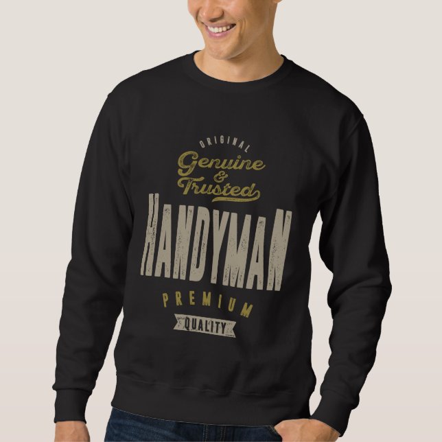 Handyman Premium Sweatshirt (Vorderseite)