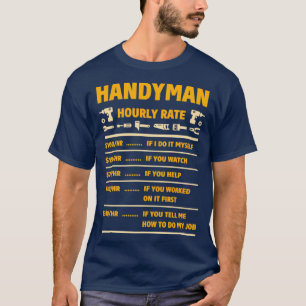 Handyman Price Chart T-Shirt