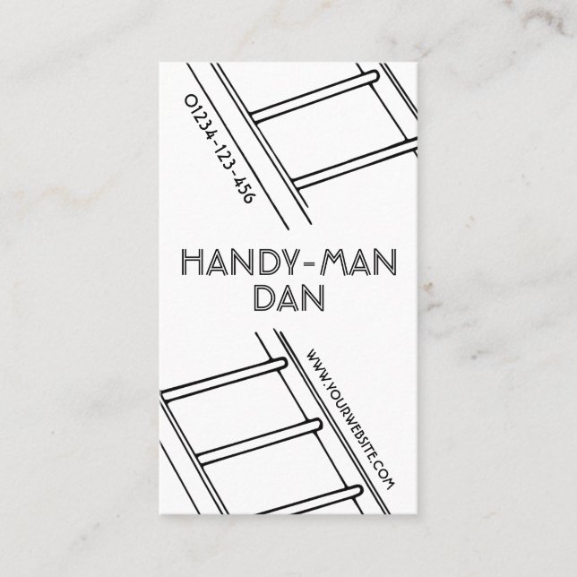 HandyMan/Reparatur-Typ-Visitenkarte Visitenkarte (Vorderseite)