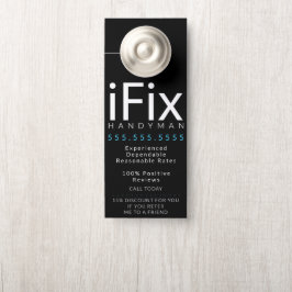 Handyman repariert Business Fix individuell anpass Türanhänger