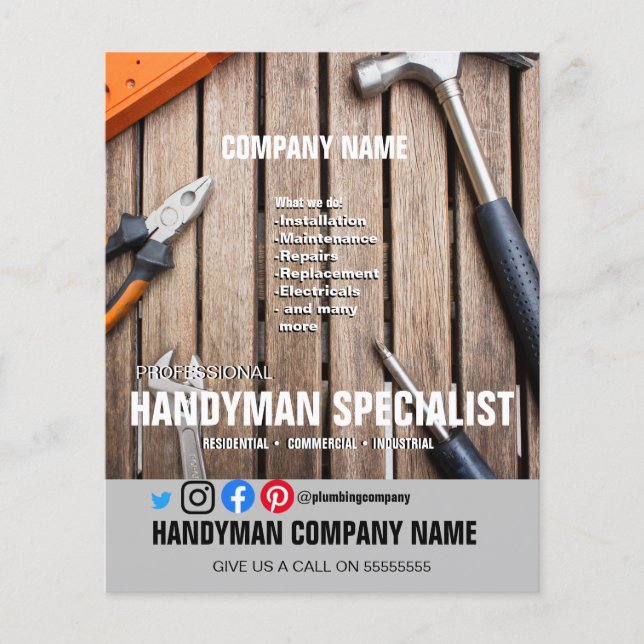 HANDYMAN SPECIALIST  flyer (Vorne)