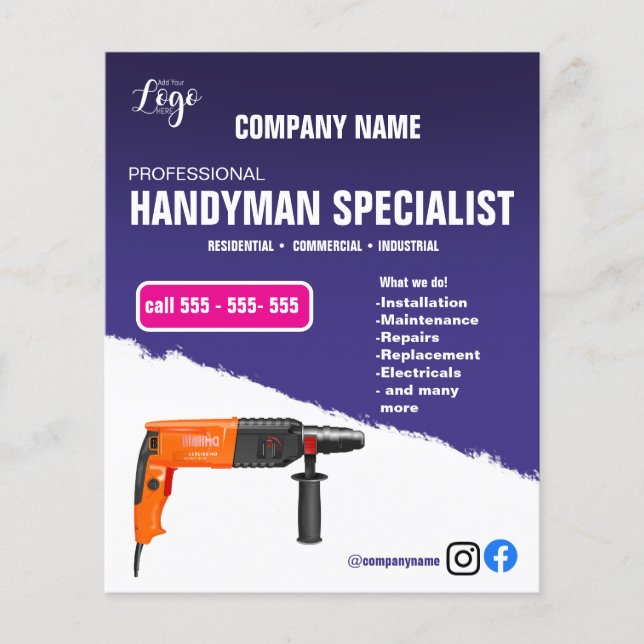 HANDYMAN SPECIALIST Flyer (Vorne)