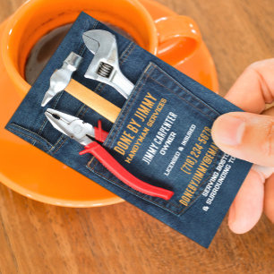 Handyman Tools Business Card Visitenkarte