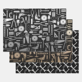 Handyman Tools Collection Geschenkpapier Set