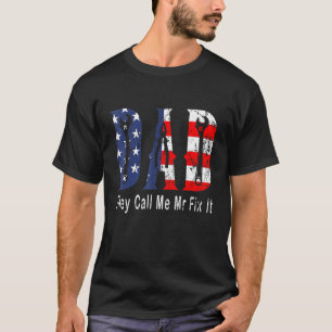 Handyman Vater sie nennen mich Mr Fix It Reporter  T-Shirt