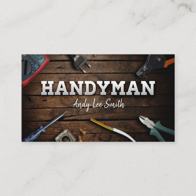 Handyman Visitenkarte (Vorderseite)