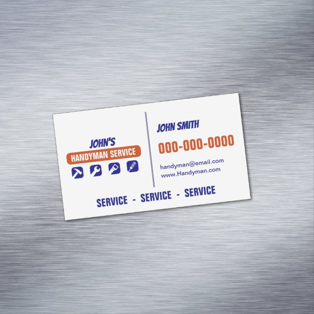 Handyservice Magnetische Visitenkarte (Beispiel)