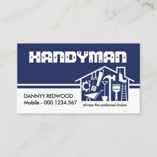 Handywerkzeug Raum Werkzeuge Heimwerker Service Visitenkarte