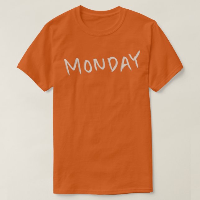 Handzeichen Montag T-Shirt (Design vorne)