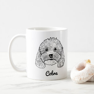 HandZeichn von Haustieren Kaffeetasse