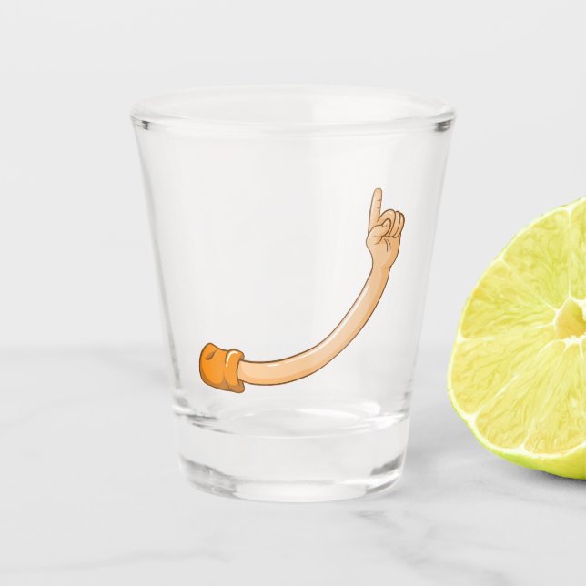 Handzeigeglas Schnapsglas (Vorderseite)