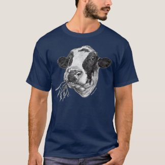 Handzog Happy Holstein Friesian Dairy Cow T-Shirt