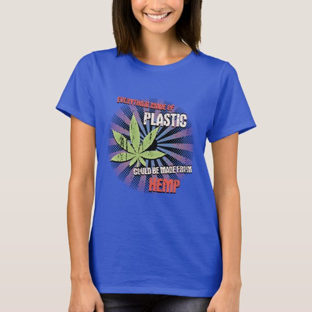 Hanf-Plastik T-Shirt (Vorderseite)