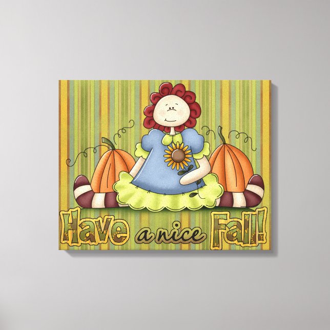 HANFall Wrapped Canvas Leinwanddruck (Vorderseite)
