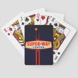 HANFORD, CALIFORNIA.  SUPER-WAY PLAYING CARDS. SPIELKARTEN