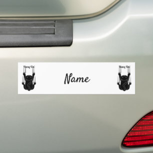 Hang auf Black Cat Thunder_Cove Autoaufkleber