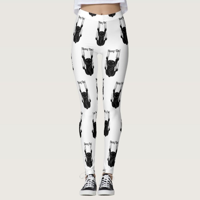 Hang auf Black Cat Thunder_Cove Leggings (Vorderseite)