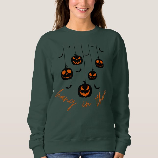 Hang da Coolen Halloween-Design Sweatshirt (Vorderseite)