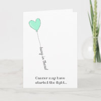 Hang da rein! - Beat Cancer - Niedlicher Aquamarin