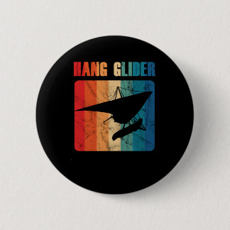 Hang Glider Hang Gliding Extreme Sports Geschenk Button