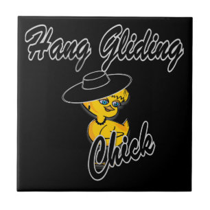 Hang Gliding Chick #4 Fliese