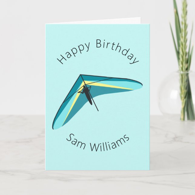 Hang Gliding Karte (Vorderseite)