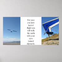 Hang Gliding Poster